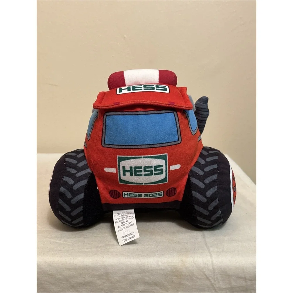 Hess 2025 My Plush Farm Tractor Red Light Up Singing Talking Toy Truck